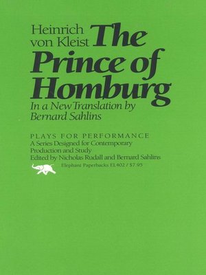 cover image of The Prince of Homburg